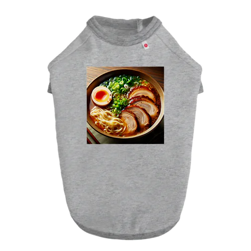 集え。ラーメン好きによるラーメングッズ Dog T-shirt