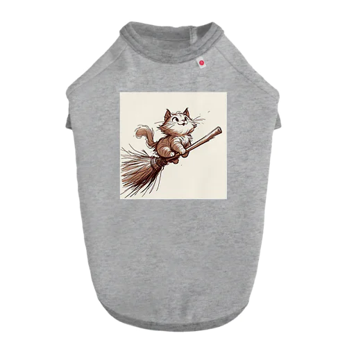 風切る冒険猫 Dog T-shirt