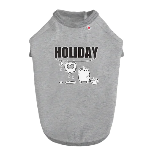【HOLIDAY】ライオンさんの休日 Dog T-shirt