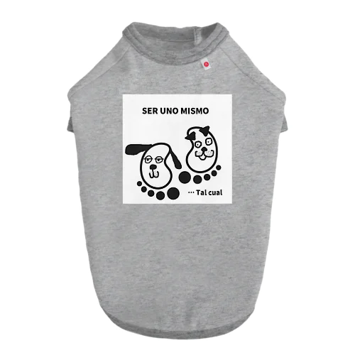 足型いぬ Dog T-shirt