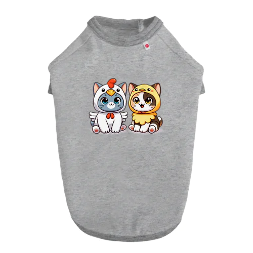 仲良し着ぐるみネコ Dog T-shirt