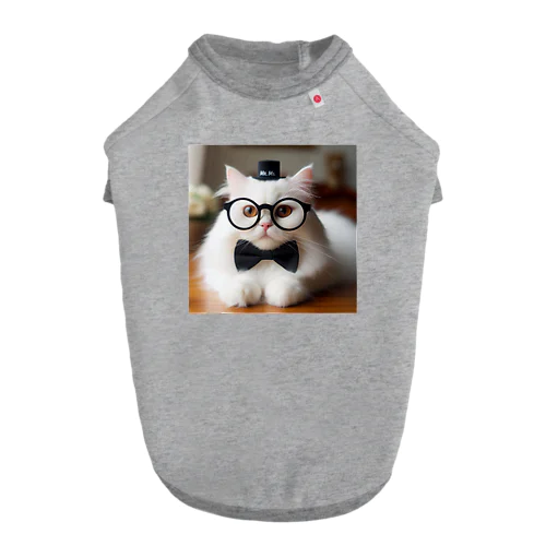 猫教授 ドッグTシャツ