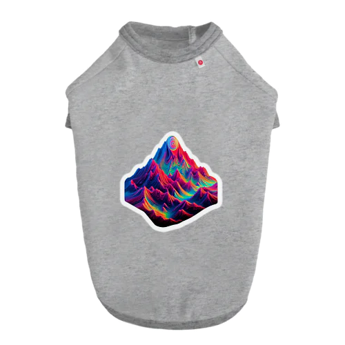 psychedelic mountain ドッグTシャツ