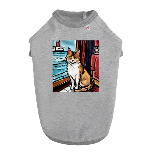 豪華客船の旅はいいにゃー Dog T-shirt