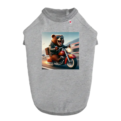 Kuma.Biker ドッグTシャツ