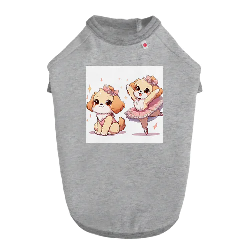 バレリーナのように踊る犬_アニメ風2 Dog T-shirt