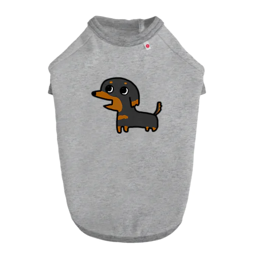 白目の犬 ドッグTシャツ