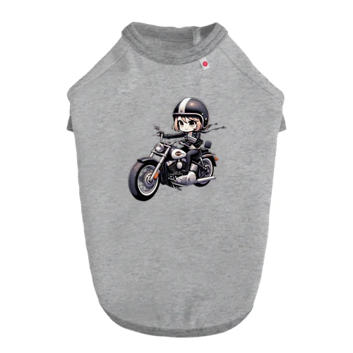 バイク女子 05 Dog T-shirt