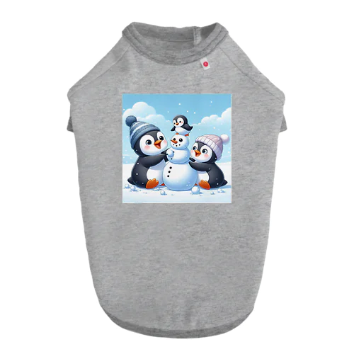 たのしいペンギン Dog T-shirt