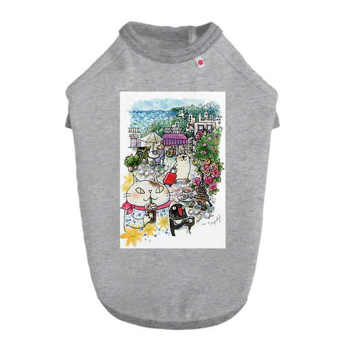 猫とペンギンと旅気分 Dog T-shirt