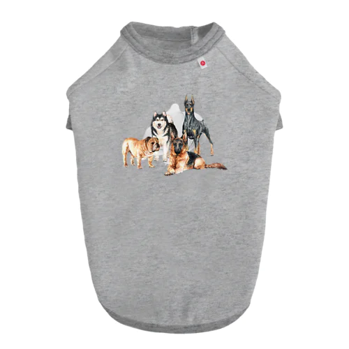 ちょっぴり強面の大きい犬たち。 Dog T-shirt