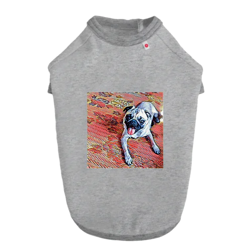 パグのカニメガちゃん Dog T-shirt
