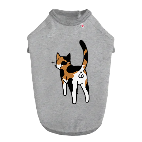 ねこけつω（三毛猫） Dog T-shirt