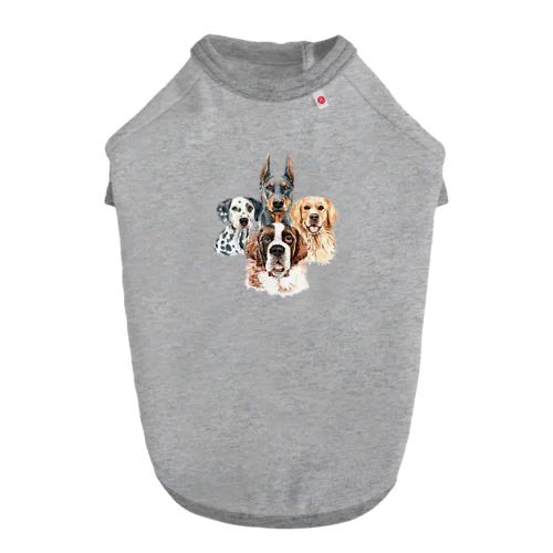 賢くて優しい、大きい犬たち。 Dog T-shirt