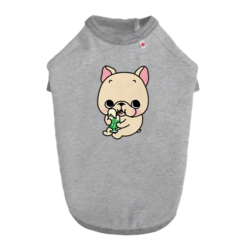 クリームソーダ飲むよ。 Dog T-shirt