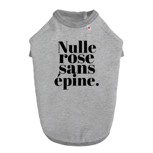 Rose ドッグTシャツ