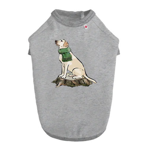 マフラー犬　ラブラドルレトリバー Dog T-shirt