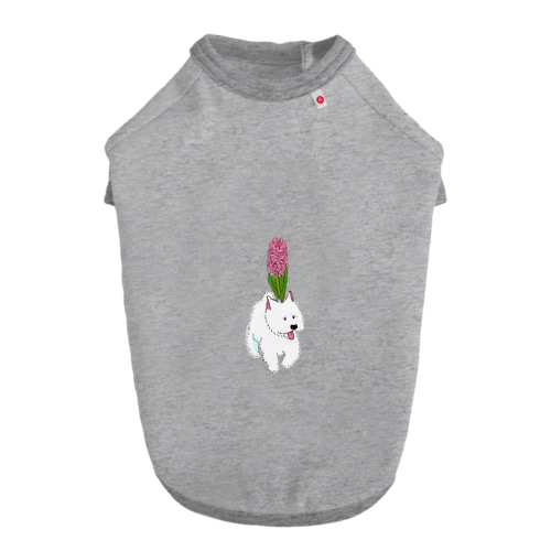 ウェスティーにヒヤシンス Dog T-shirt