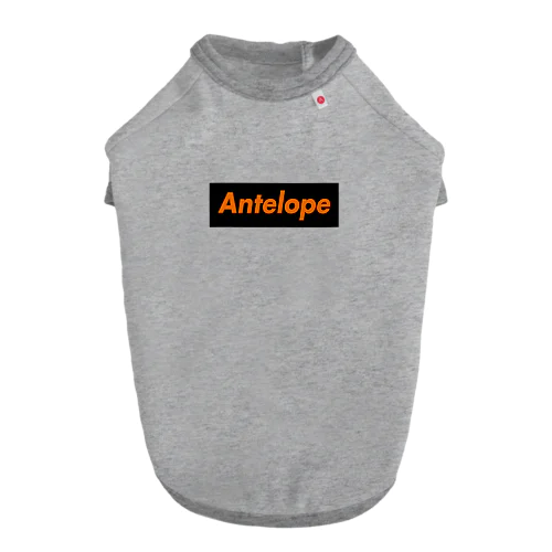 Antelope Black BOX ロゴ ドッグTシャツ