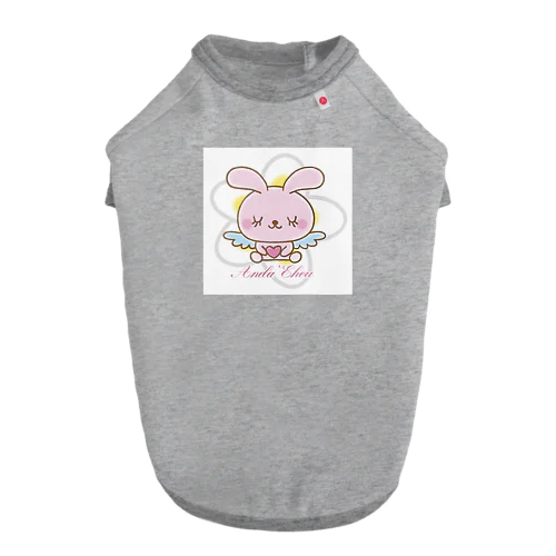 天使のうさぎハピバニちゃん Dog T-shirt