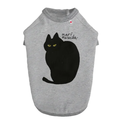 black cat Dog T-shirt