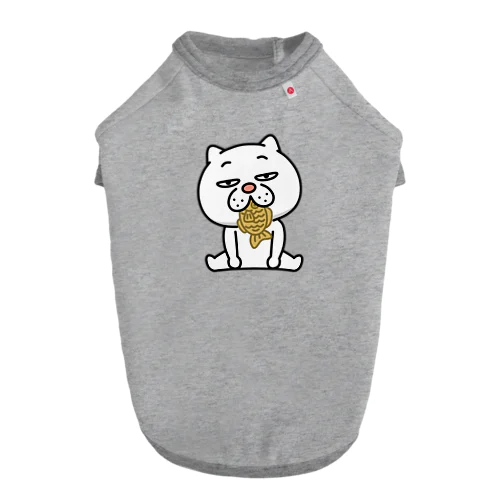 ウザ～～い猫　タイ焼き ドッグTシャツ