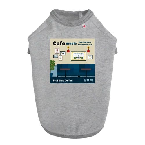 Cafe music - Relaxing place - Dog T-shirt