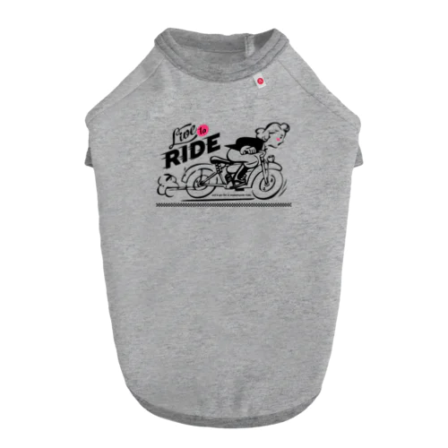 LIVE TO RIDE ver.2 ドッグTシャツ