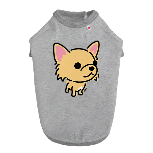 るるるんロングコートチワワ（クリーム） Dog T-shirt