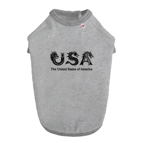 USA (The United States of America) Type2 (15) ドッグTシャツ