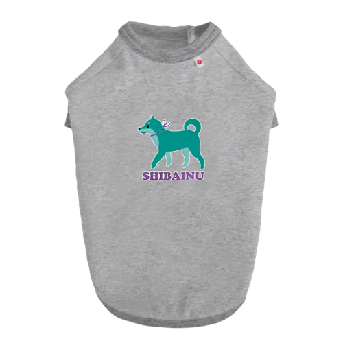 柴犬 グリーン ドッグTシャツ