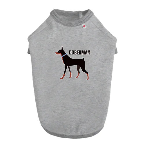 ドーベルマン ブラック Dog T-shirt