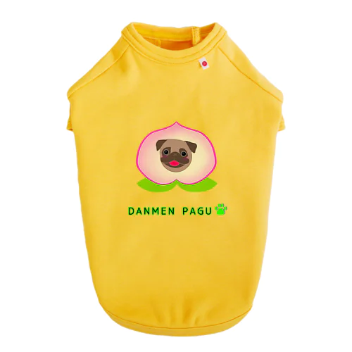 DANMENN PAGU 桃 Dog T-shirt