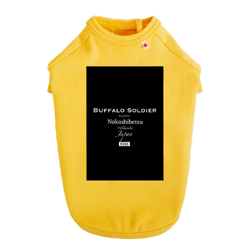 BUFFALO SOLDIER LETTER  ドッグTシャツ