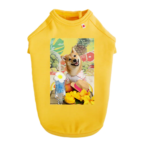 柴犬　真夏のリゾート001 Dog T-shirt