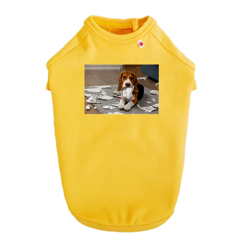 【母作成】可愛い犬のイラストグッズ ドッグTシャツ