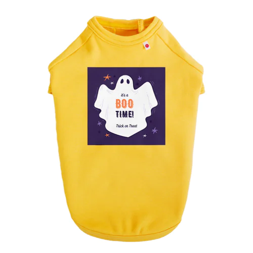 it's a BOO TIME! Trick or Treat ドッグTシャツ