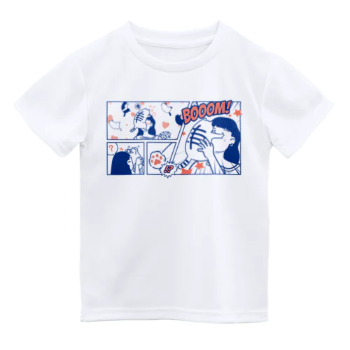 【フラハグ】４コマ漫画（キッズ・ベビー） ドライTシャツ