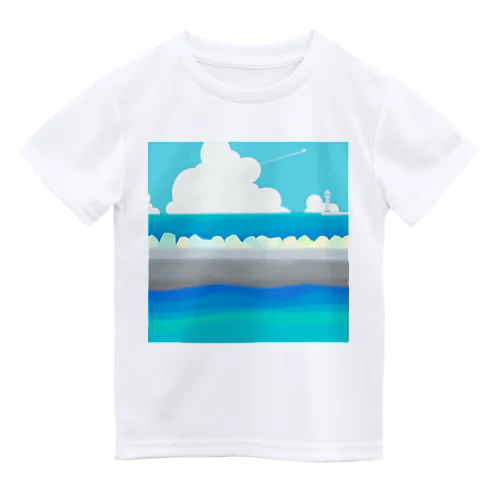 お気に入りの海岸 ドライTシャツ