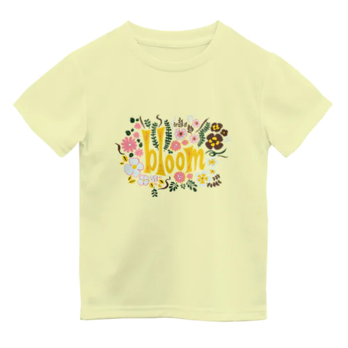 🌸 満開の花束（イエロー） ドライTシャツ