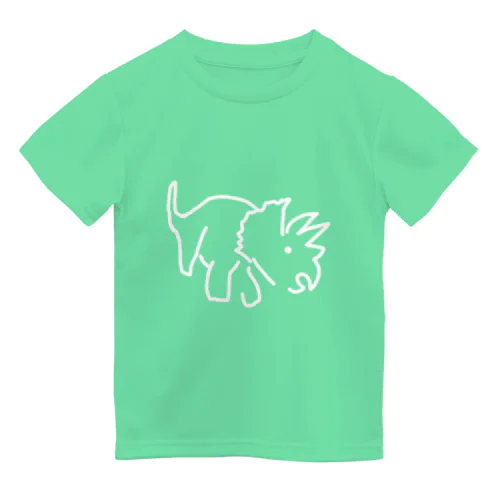 トリケラトプス　に Dry T-Shirt
