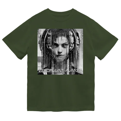 Zeromulist planet IAM モノクロ Dry T-Shirt