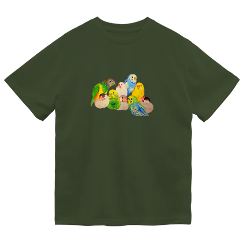 だいすき仲良し鳥さんズ ドライTシャツ