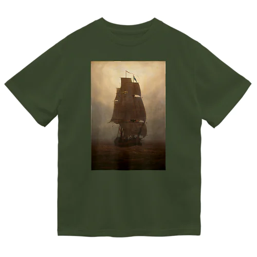 Sailing ship/カスパー・ダーヴィト・フリードリヒ Dry T-Shirt