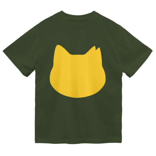 さくら猫シルエット/イエロー ドライTシャツ