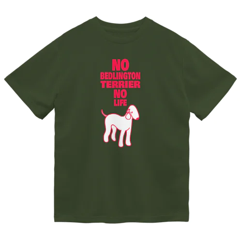 NO ベド NO LIFE 5 ドライTシャツ