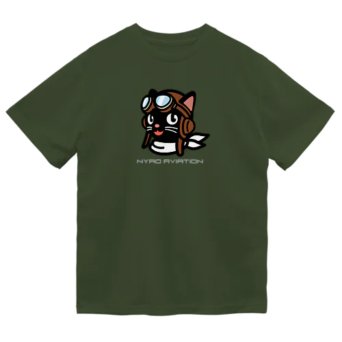 NYAO AVIATION ブランドキャラクター ドライTシャツ