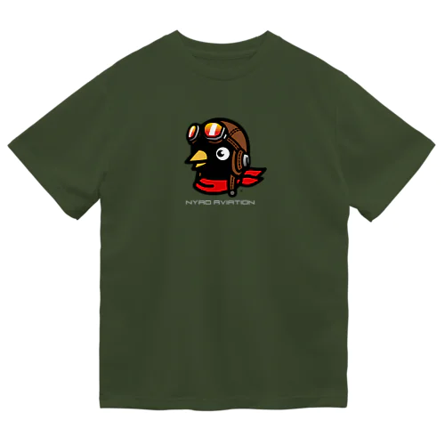 NYAO AVIATION ブランドキャラクター「ペンギンパイロット」 ドライTシャツ