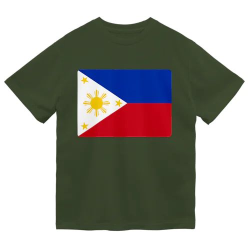 フィリピンの国旗 ドライTシャツ