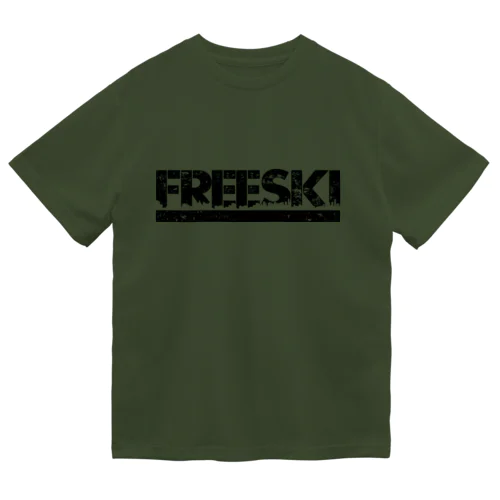 FREESKI ロゴ ドライTシャツ